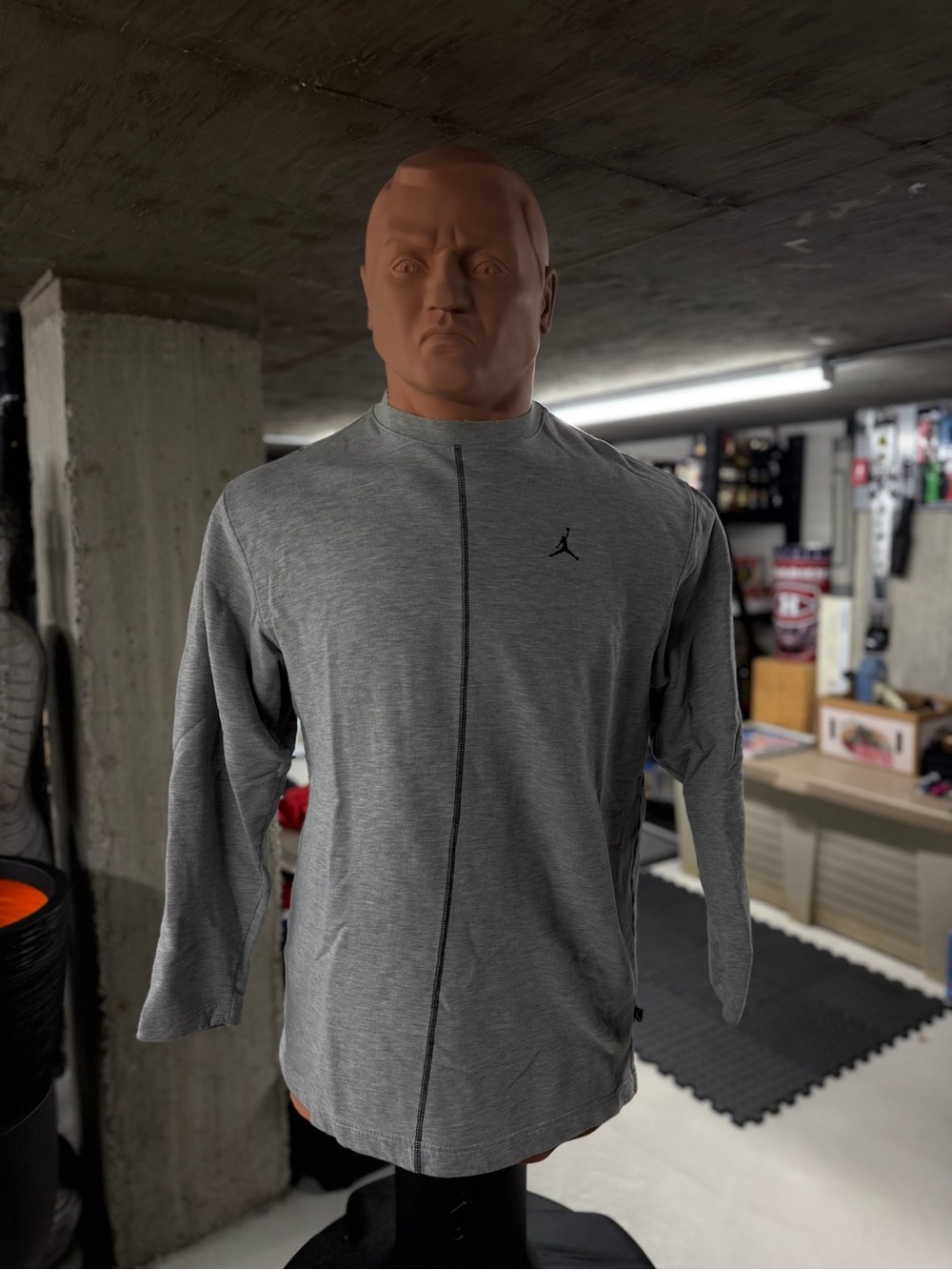 Jordan Gray Men’s Long-Sleeve Athletic Top
